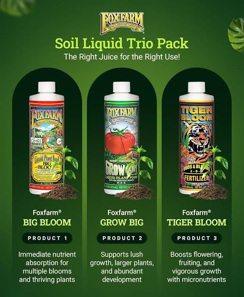 Fox Farms Liquid Nutrient Trio